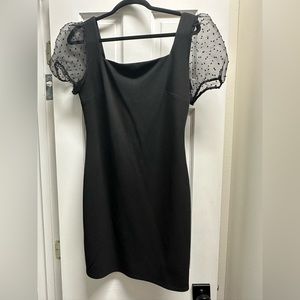 BCBG black mini dress